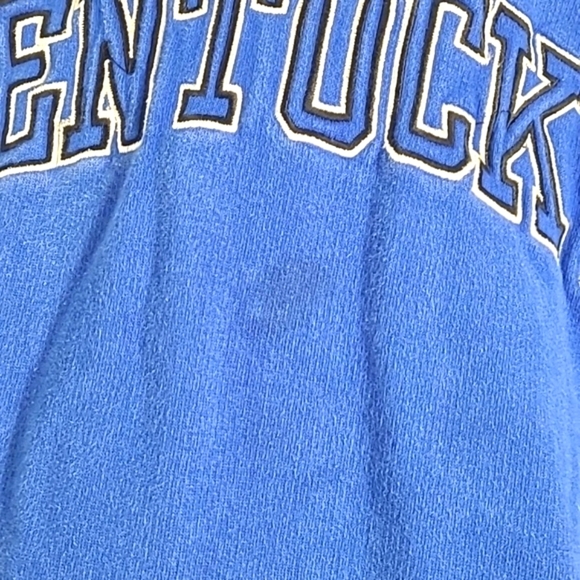 Y2K STARTER University of Kentucky Wildcats Cats UK Embroidered Hoodie Size M - Picture 4 of 16